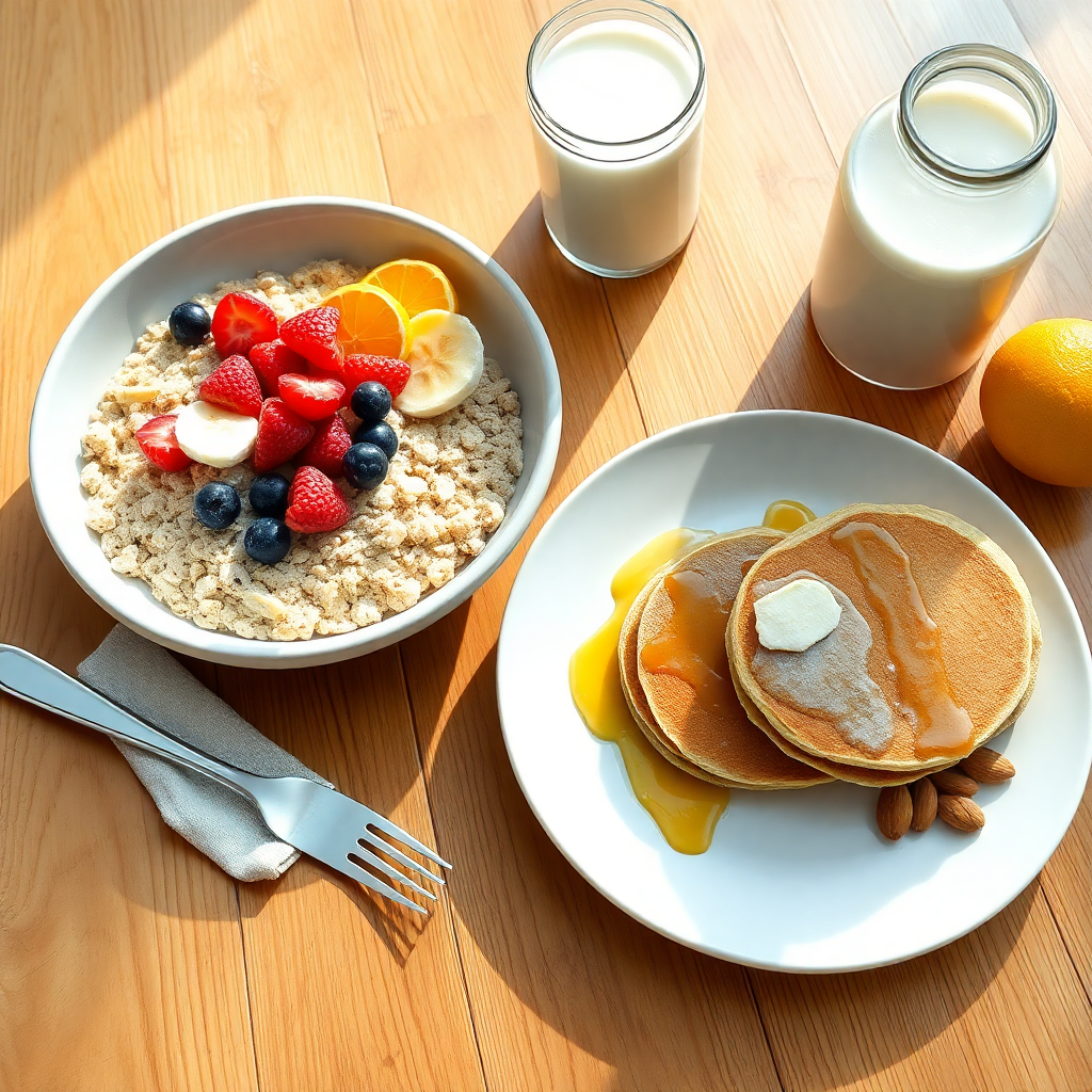 petit déjeuner prise de masse