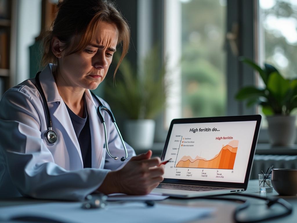 ferritine élevée et stress