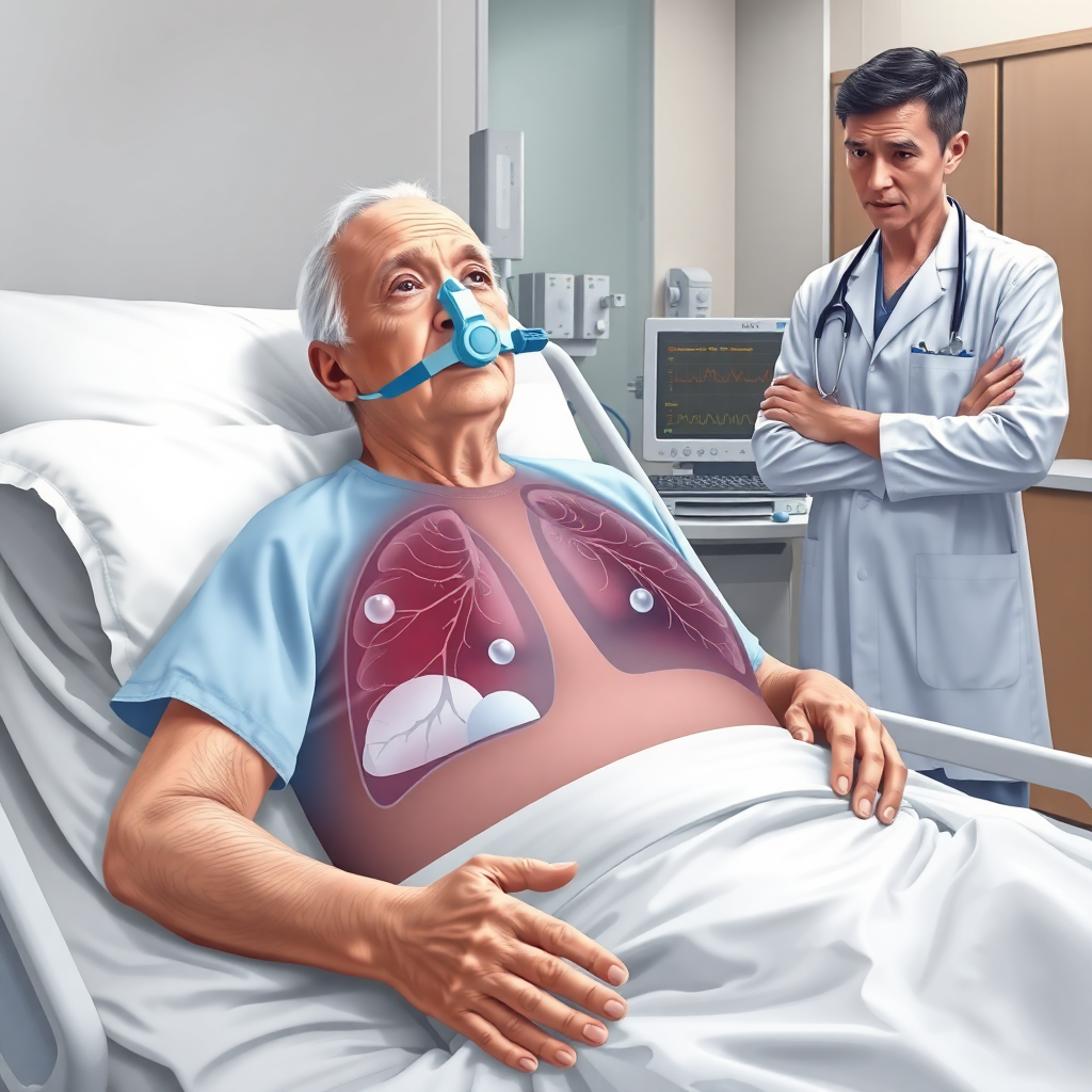 eau dans les poumons espérance de vie