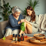 genou gonflé remède de grand-mère