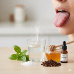 bouton sur la langue remede naturel